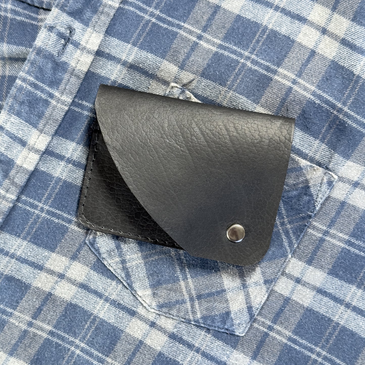 Tarjetero x3 Pockets c/ Tapa y Broche
