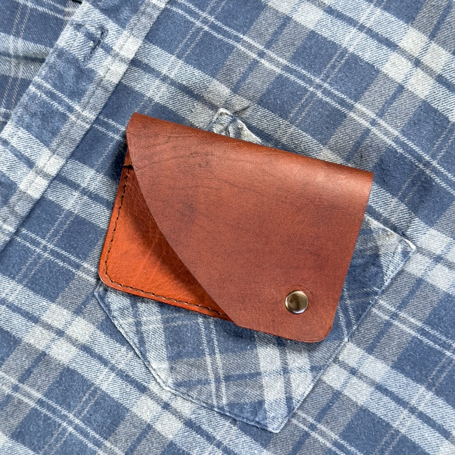 Tarjetero x3 Pockets c/ Tapa y Broche
