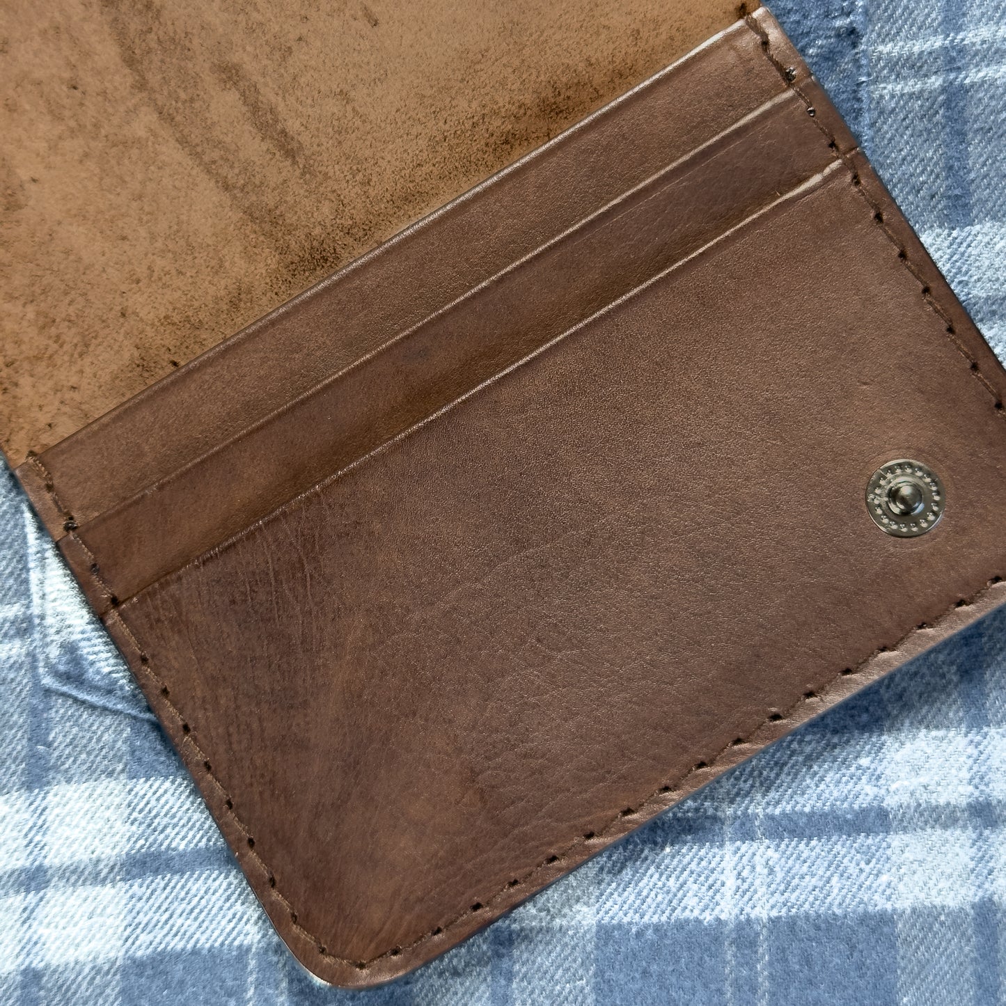 Tarjetero x3 Pockets c/ Tapa y Broche