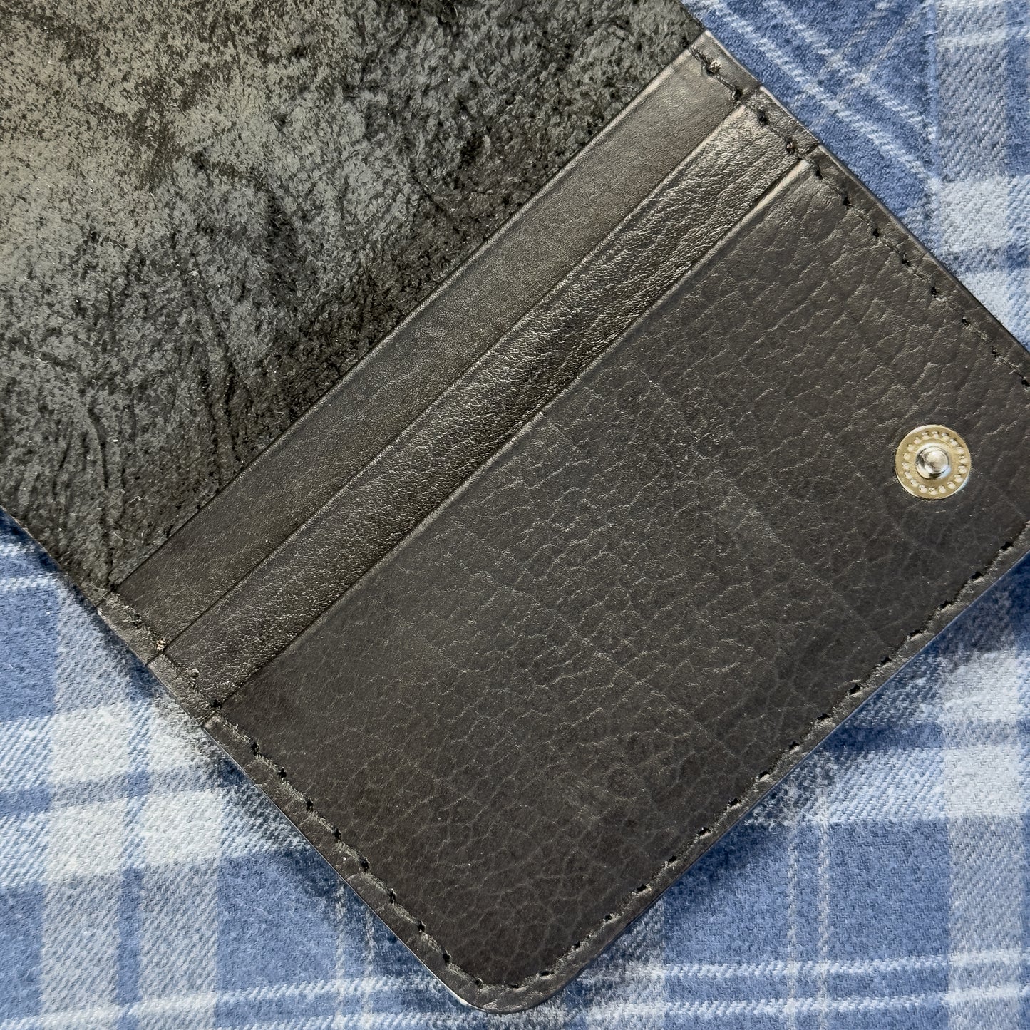 Tarjetero x3 Pockets c/ Tapa y Broche