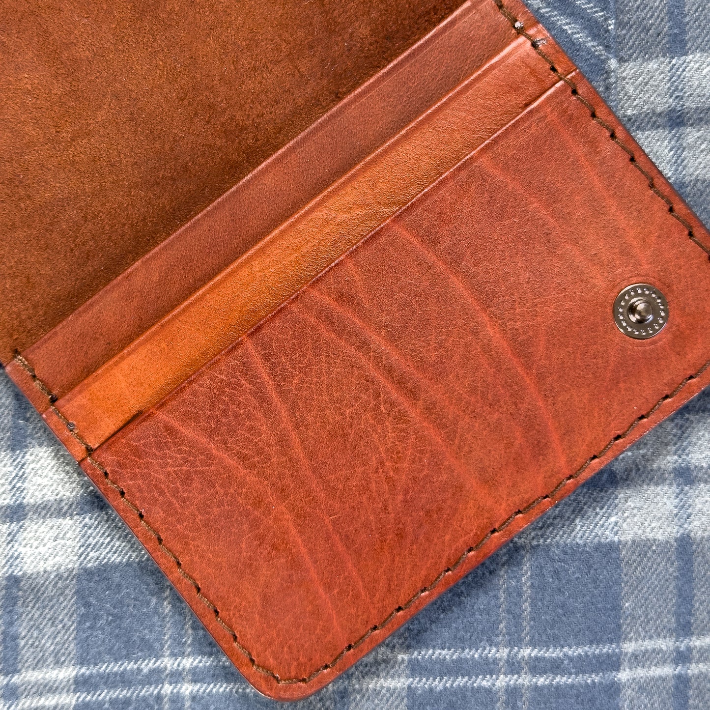 Tarjetero x3 Pockets c/ Tapa y Broche