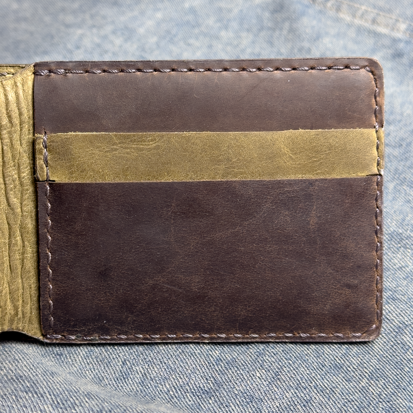 Billetera Bifold Engrasada